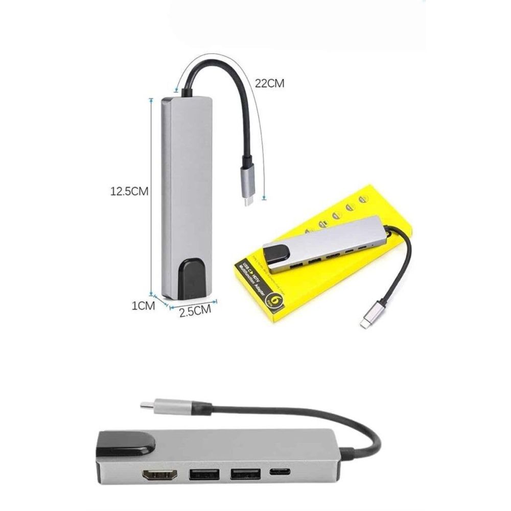 Usb Type-c Hub Dönüştürücü Çevirici Çoklayıcı Macbook Çevirici 8 Portl
