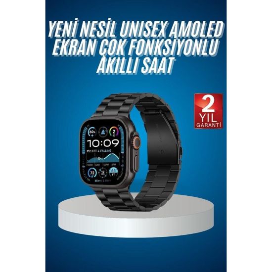 Akıllı Saat 3 Kordonlu Waterproof Adımsayar Titreşim ve GPS Özelliği