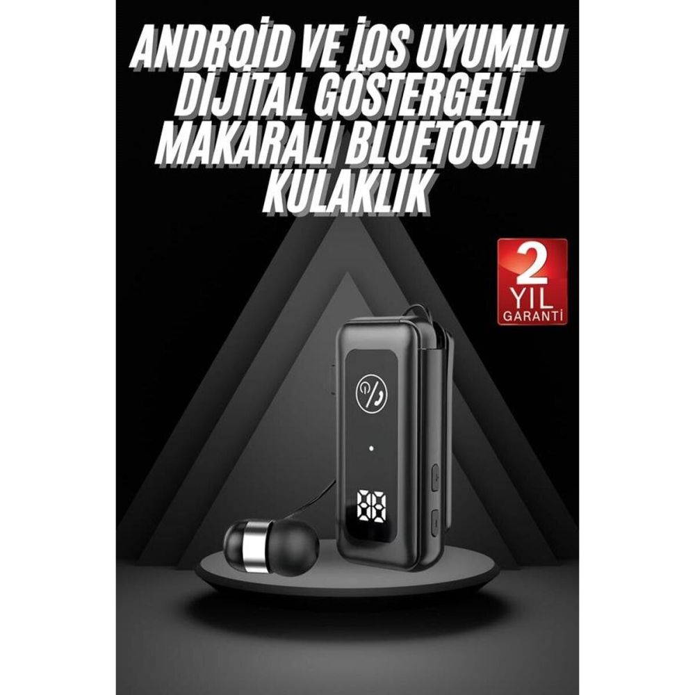 Makaralı Bluetooth Kulaklık Telefon Uyumlu Makaralı TF Kart Girişli Gü