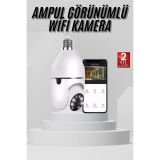 Wifi Güvenlik Kamerası 360 Derece Dönebilen Harekete Duyarlı Gece Görü
