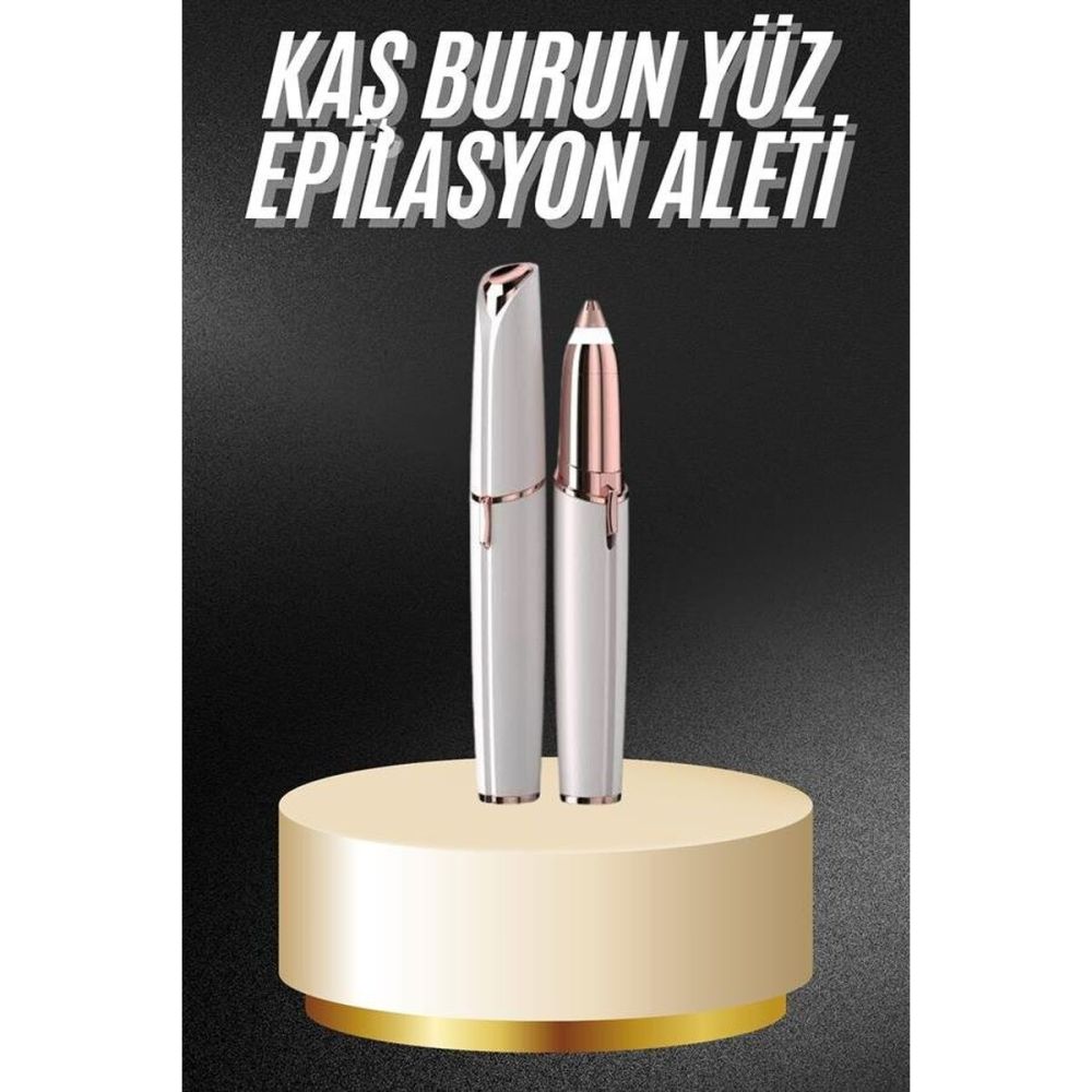Kaş Bıyık Tüy Epilasyon Aleti Pilli Yüz Kaş Epilatör Kıl Tüy Alma Epil