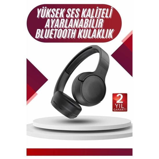 Yeni Nesil Kulak Üstü Bluetooth Kulaklık Type-C Girişli Yüksek Ses Kal