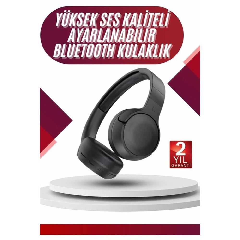 Yeni Nesil Kulak Üstü Bluetooth Kulaklık Type-C Girişli Yüksek Ses Kal