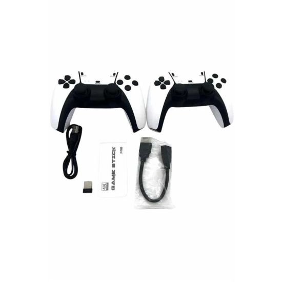 2.4 GHZ Oyun Konsolu Çift Konsol 4K Ultra Hd Game Stick
