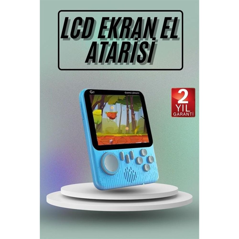 666 Oyunlu Retro El Konsolu Atari 3.5 İnç Taşınabilir Oyun Konsolu