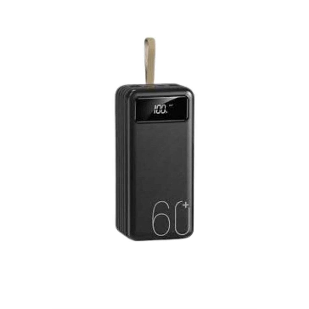 Powerbank 60.000 Mah Taşınabilir Şarj Hızlı El Fenerli Dijital Gösterg