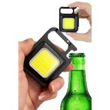 Işıldak USB Şarjlı Cep El Feneri Taşınabilir Mini Led Işık Çok Fonksiy