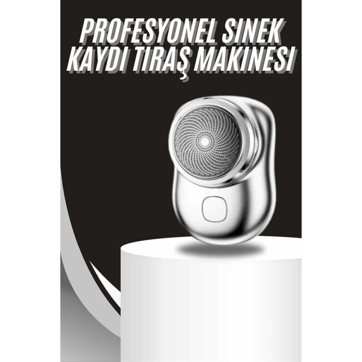 Kablosuz Tıraş Makinesi Günlük Hızlı Taşınabilir Şarjlı Yuvarlak Pasla