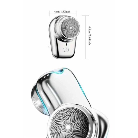 Elektrikli Mini Tıraş MakinesiTaşınabilir USB Şarjlı Kablosuz Tıraş Ma
