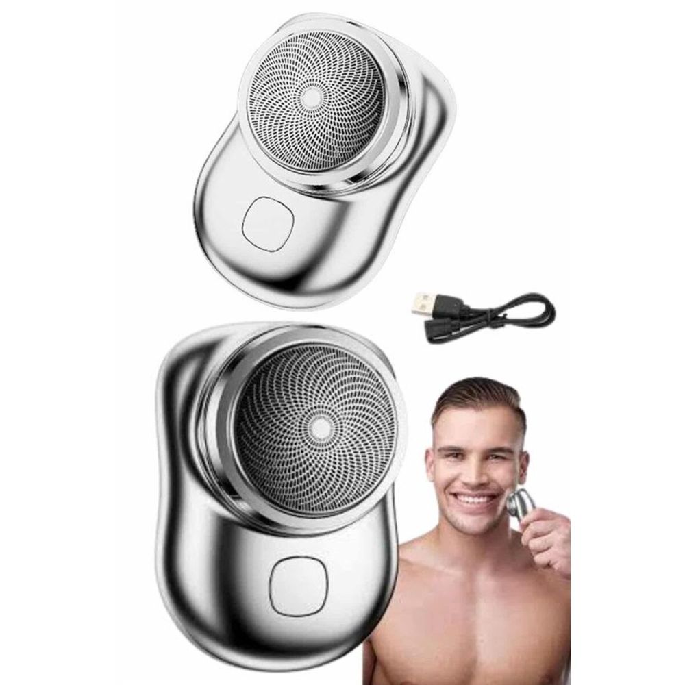 Mini Sıfır Sakal Yanak Tıraş Makinesi USB Şarjlı Sıfır Sakal Taşınabil