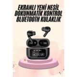 Kulak İçi Bluetooth Kulaklık Ekranlı Müzik Dinleme Çağrı Cevaplama Siy