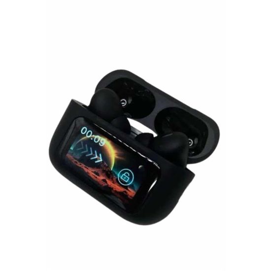 Kulak İçi Bluetooth Kulaklık Ekranlı Müzik Dinleme Çağrı Cevaplama Siy