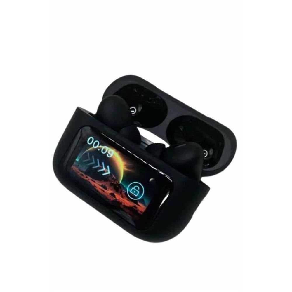 Kulak İçi Bluetooth Kulaklık Ekranlı Müzik Dinleme Çağrı Cevaplama Siy