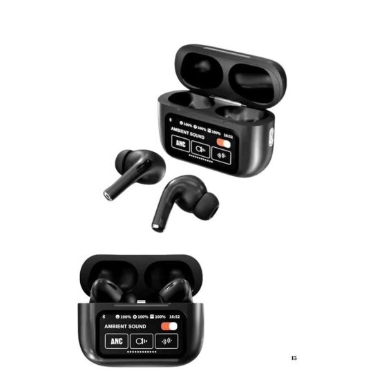 Kulak İçi Bluetooth Kulaklık Ekranlı Müzik Dinleme Çağrı Cevaplama Siy