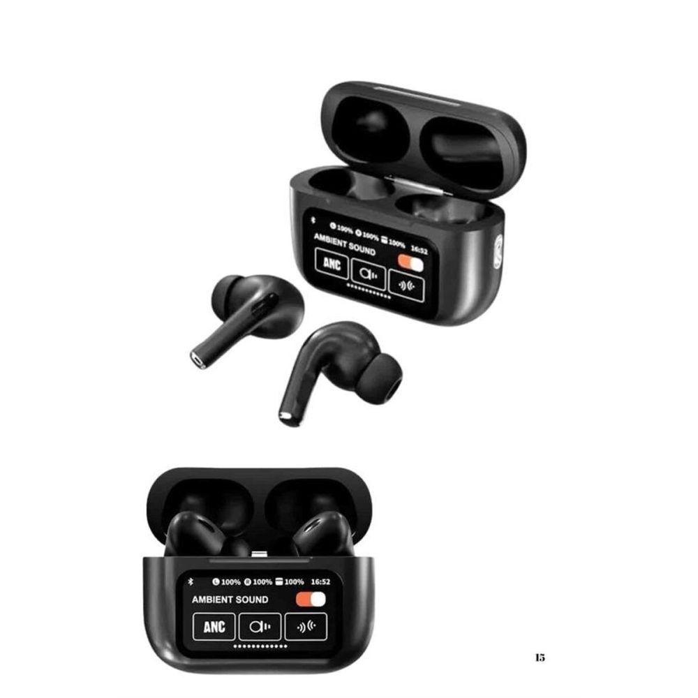 Kulak İçi Bluetooth Kulaklık Ekranlı Müzik Dinleme Çağrı Cevaplama Siy