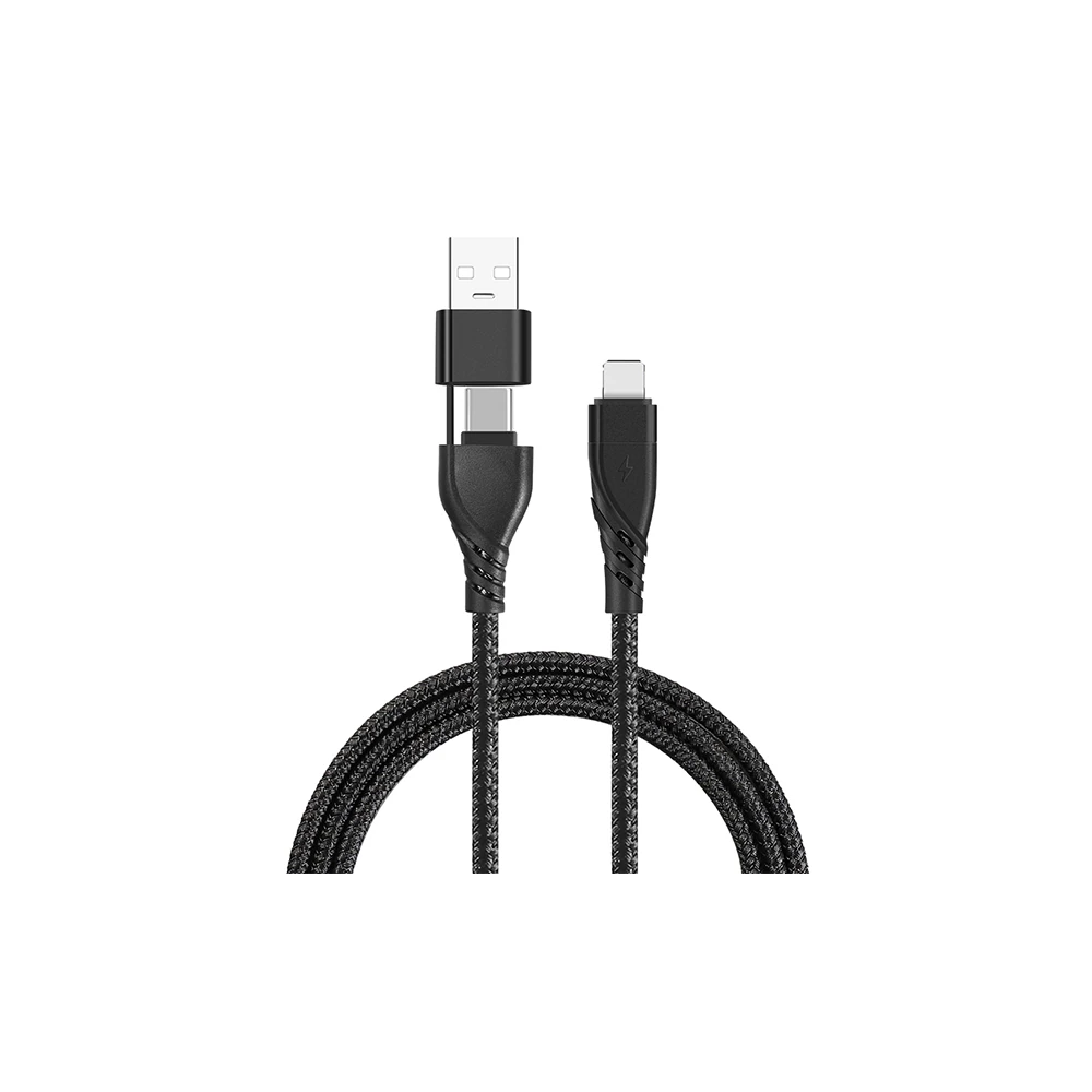 ALLY 2in1 USB Lightning To PD Kablosu+USB Kablo