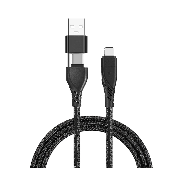 ALLY 2in1 USB Lightning To PD Kablosu+USB Kablo