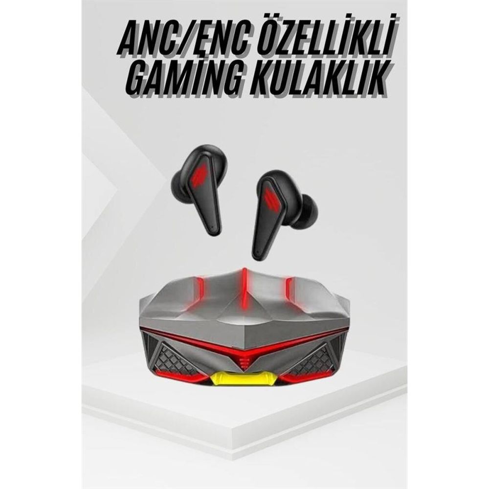 Profesyonel TWS Işıklı Kablosuz Bluetooth Kulaklık Oyuncu Kulaklığı