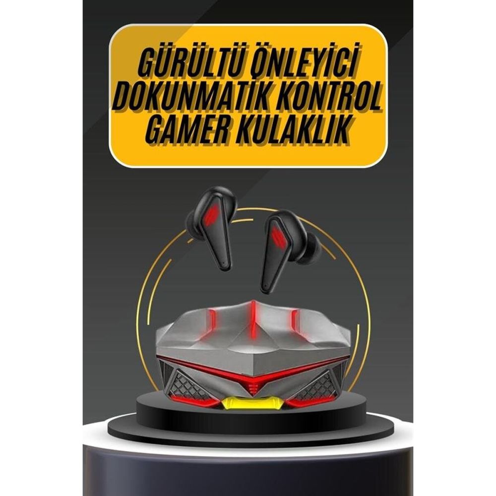 Bluetooth Kulaklık HD Ses Kaliteli Işıklı Metal Kasa Ios Android Uyuml