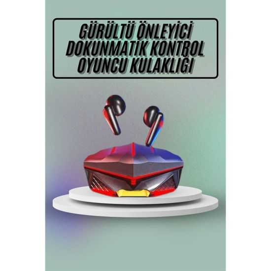 Dokunmatik Kontrol Tws Işıklı Kulakiçi Bluetooth Kulaklık Kablosuz Oyu