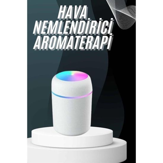 Hava Nemlendirici Buhar Makinesi Led Işıklı USB Dekoratif Nemlendirici