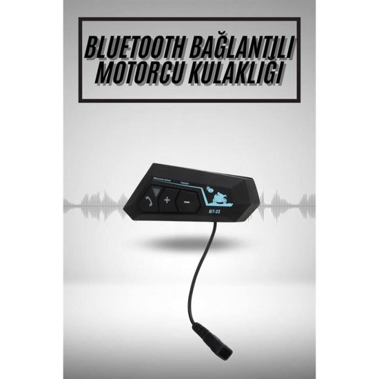 Yeni Nesil Dinleme Ve Konuşma Özellikli Intercom Kask Kulaklığı 5.0 Bl
