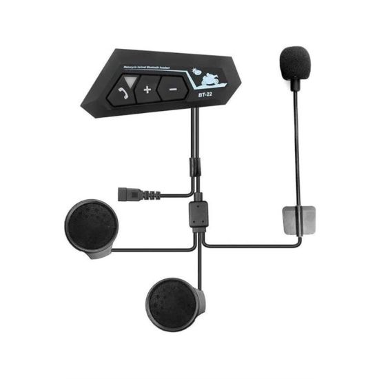 Yeni Nesil Dinleme Ve Konuşma Özellikli Intercom Kask Kulaklığı 5.0 Bl