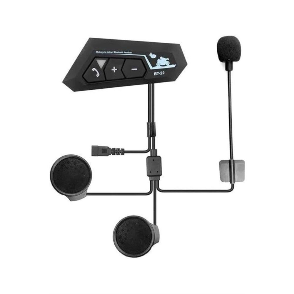 Yeni Nesil Dinleme Ve Konuşma Özellikli Intercom Kask Kulaklığı 5.0 Bl
