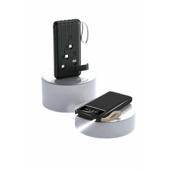 Hızlı Şarj Özellikli 20.000 Mah Dijital Göstergeli USB Girişli Android