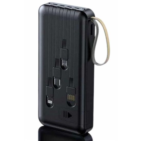 4 Çıkışlı 20.000 Mah Powerbank Uzun Pil Ömürlü Taşınabilir
