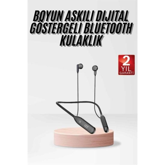 Kablolu Kulak İçi Bluetooth Kulaklık 60 Saat ANC Özellikli Boyun Bantl