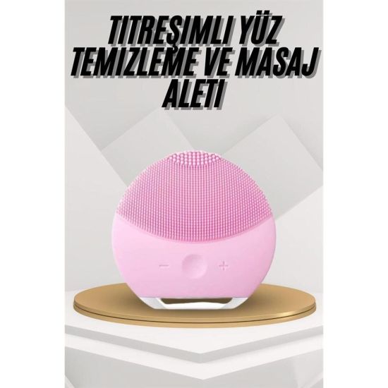 Hassas Ciltlere Özel Titreşimli Yüz Temizleme ve Masaj Aleti