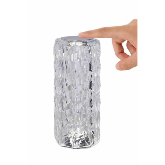 Yeni Nesil Modern Kristal Masa ve Gece Lambası Dokunmatik Renk Değişti