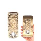 Yeni Nesil Modern Kristal Masa ve Gece Lambası Dokunmatik Renk Değişti