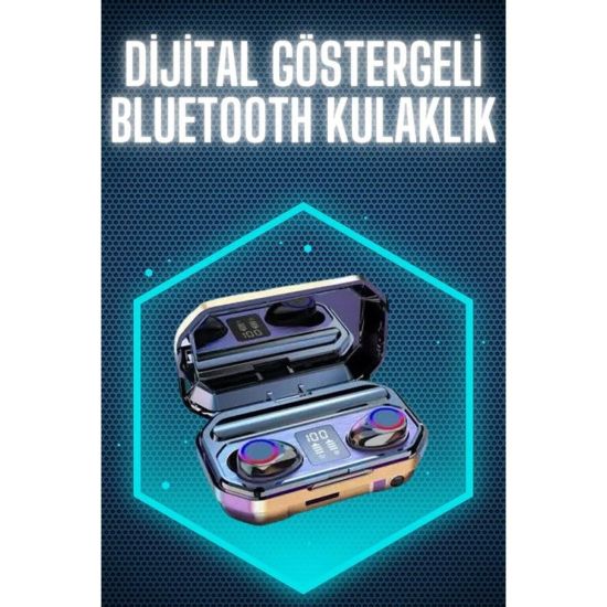Bluetooth Kulaklık Android ve İOS Uyumlu ANC Özellikli Dijital Şarj Gö