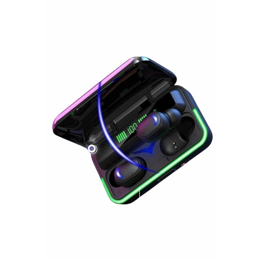 Extra Bass Kablosuz Kulaklık Işıklı Bluetooth Kulaklık Powerbank Özell