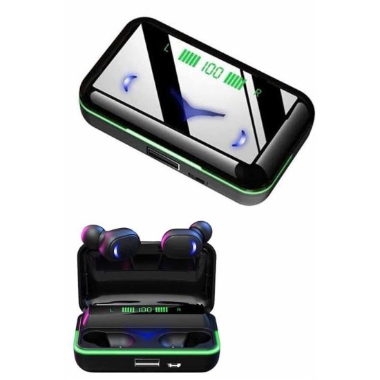 Extra Bass Kablosuz Kulaklık Işıklı Bluetooth Kulaklık Powerbank Özell