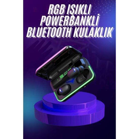 Kablosuz Bluetooth Kulaklık Rgb Gaming Oyuncu Kulaklığı Gecikme Önleyi
