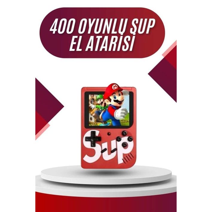 Sup Atari Retro 400 Nostalji Oyunlu Mini Atari Taşınabilir Oyun Konsol