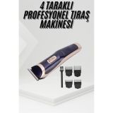 Tıraş Makinesi 4 Başlıklı Paslanmaz Çelik Bıçaklı Tüm Saç Tiplerine Uy