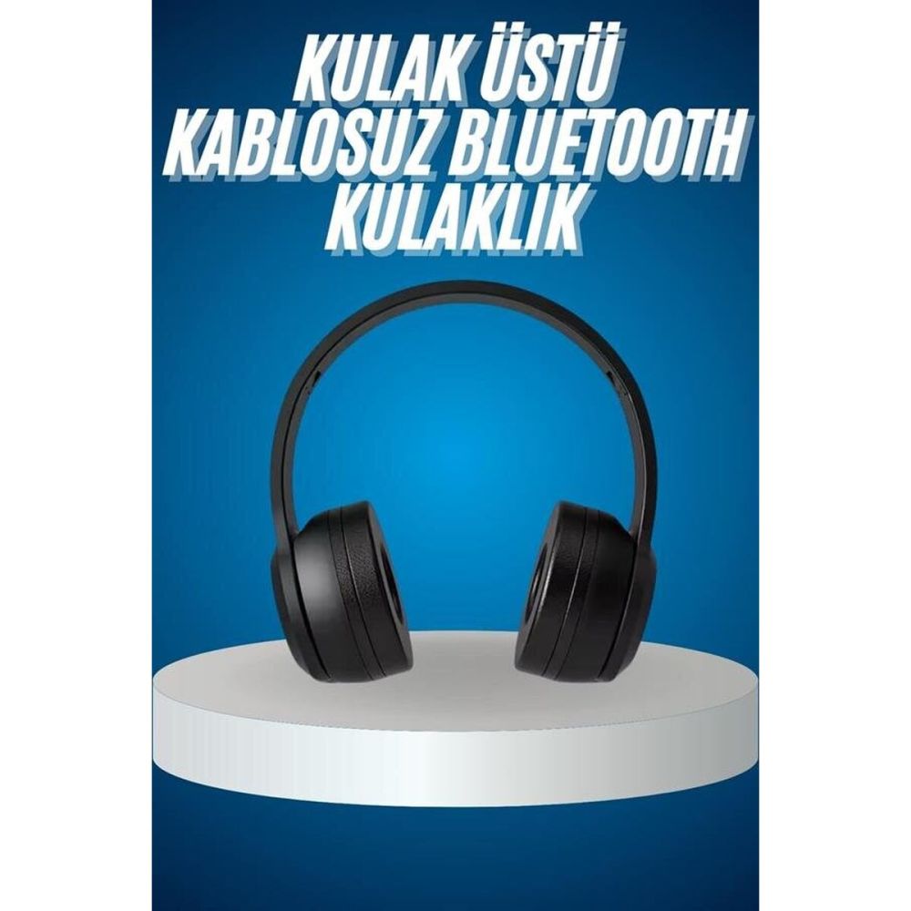 Wireless 5.0 Bluetooth Kablosuz Kulaklık ANC Özellikli Kulak Üstü Ayar