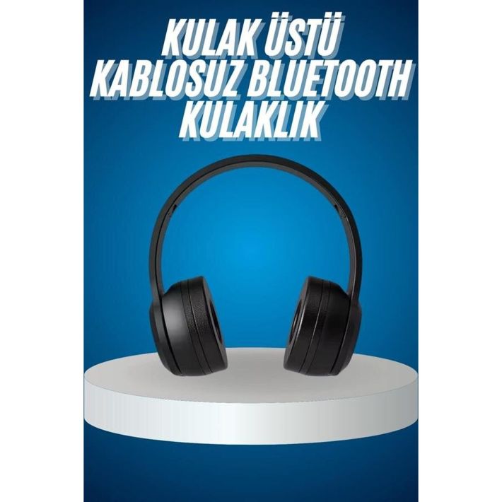 Wireless 5.0 Bluetooth Kablosuz Kulaklık ANC Özellikli Kulak Üstü Ayar