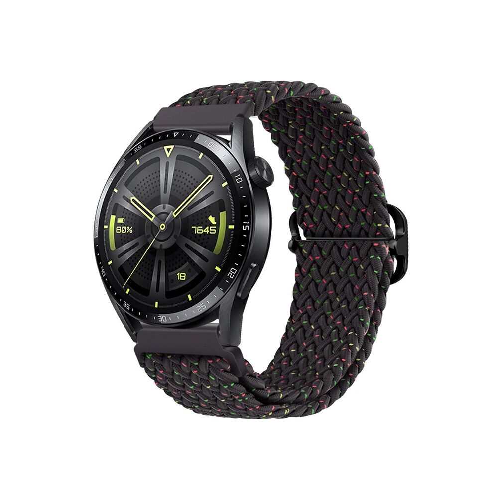 ALLY 22MM Gear S3 Watch 4 -Gt2 GT2E 46MM Japon Tokalı Elastik Kayış Ko