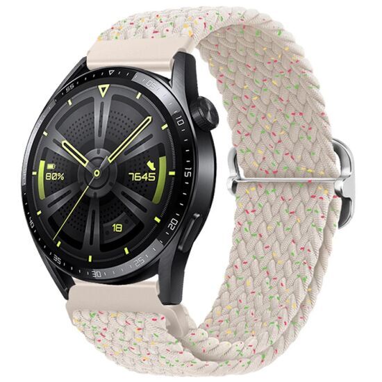 ALLY 22MM Gear S3 Watch 4 -Gt2 GT2E 46MM Japon Tokalı Elastik Kayış Ko