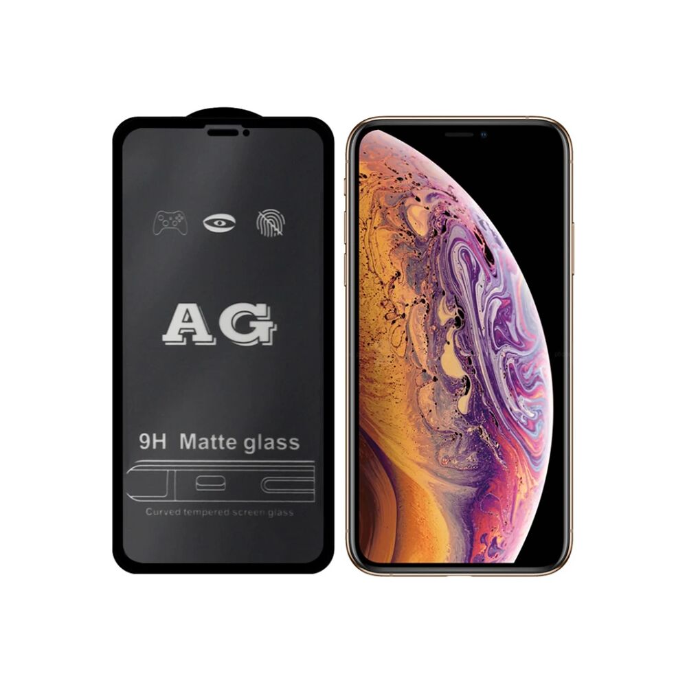 ALLY iPhone 11 Pro 5.8inç Full Glue Matte Tempered Cam Ekran Koruyucu 