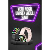 Dokunmatik Ekran Akıllı Saat Tema Değiştirme Şık ve Modern Unısex