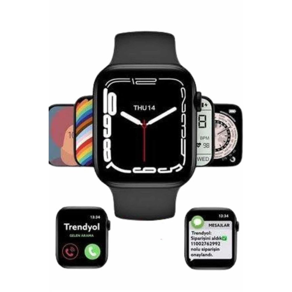 Yeni Model Akıllı Saat Dokunmatik Ekran Unisex Amoled Ekran 44 mm