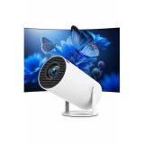 Ayaklı Projeksiyon Taşınabilir Mini Projektör Sinema Projektörü Androi