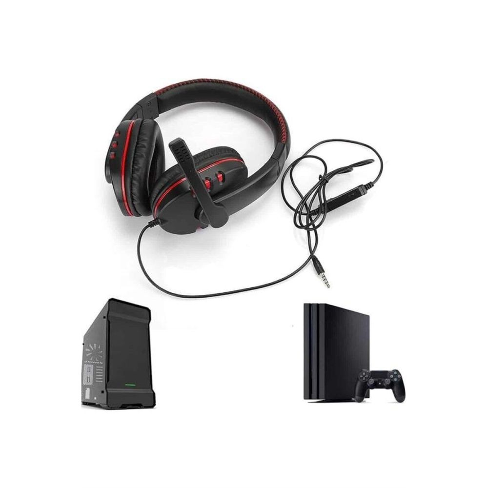 Mikrofonlu Gamer Kulaklık Oyuncu Kulaklığı Yüksek Ses Kaliteli Stereo 