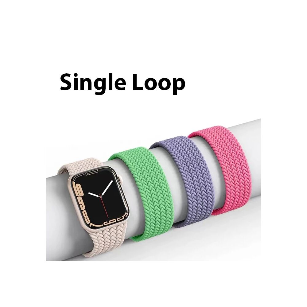 Ally Apple Watch 7-8 41mm 6-5-4 40mm Single loop Plastik Kayış Kordon 